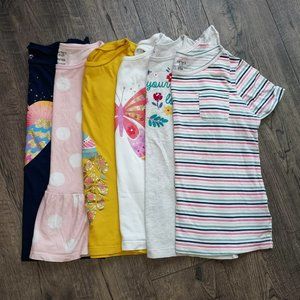 Carter's Kid Girls Shirts, Size 10, Bundle of 6